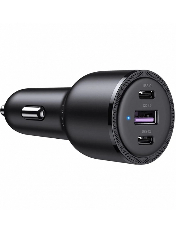 Зарядное устройство для автомобиля Ugreen CD239 (20467) 2*USB-C PD+USB-A  Car Charger 69W