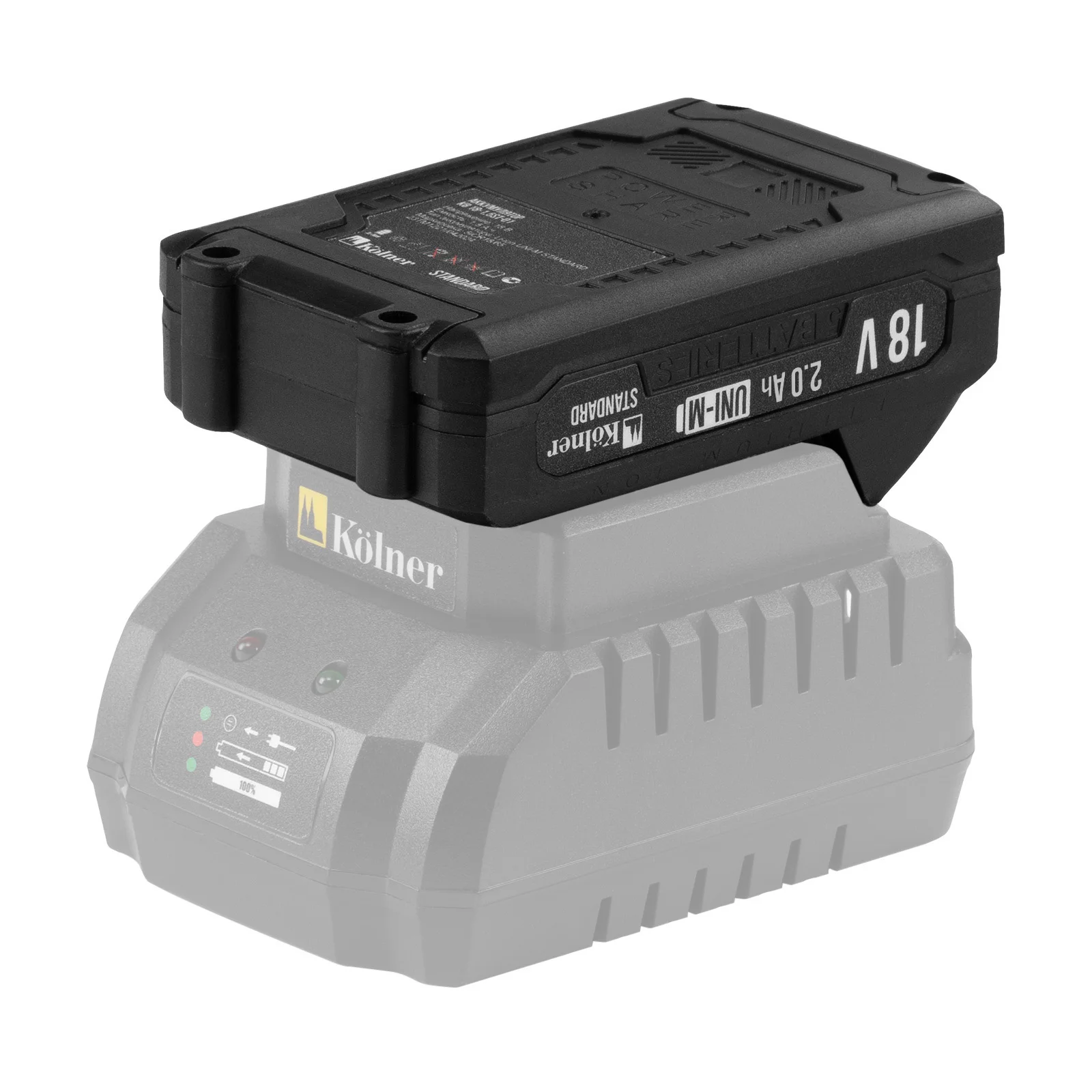 Аккумулятор 18В UNI-M Standard, 2.0Ач, KOLNER KB 18-2ST-01, Li-lon