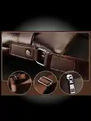 Коричневый мужская сумка "Weixier" через плечо, 2 цвета