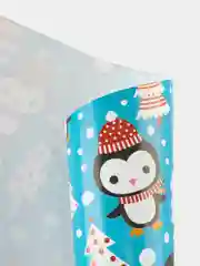 Лазурный глянцевая упаковочная бумага для упаковки подарков, Новый Год