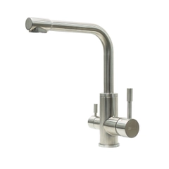 Смеситель для кухни Lemark Expert LM5061S, с подключением к фильтру, однорычажный, хром
