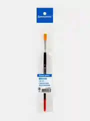 Кисточка (кисть) для рисования BRAUBERG синтетика, плоская, №8, 200869