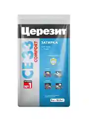 Затирка Церезит (Ceresit) CE 33 Comfort №01, белая, 5 кг