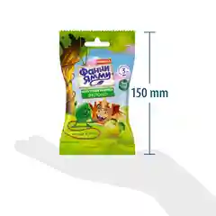 Фруктовые кусочки Фанни Ямми, яблоко, 15 г