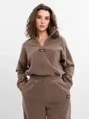 Коричневый костюм женский, тёплый, флисовый