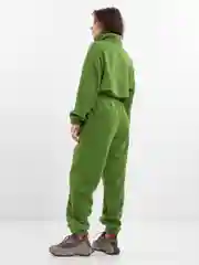 Салатовый костюм женский, тёплый, флисовый
