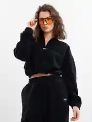 Черный костюм женский, тёплый, флисовый