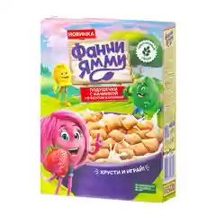 Подушечки мультизлаковые Фанни Ямми, с клубничной начинкой, 220г