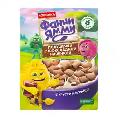 Подушечки мультизлаковые Фанни Ямми с шоколадной начинкой, 220г