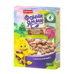 Подушечки мультизлаковые Фанни Ямми с шоколадной начинкой, 220г
