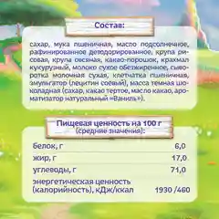 Подушечки мультизлаковые Фанни Ямми с шоколадной начинкой, 220г