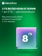 SIM-карта МегаФон для тех, кто тратит разумно. Вся Россия