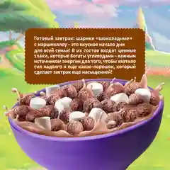 Шарики мультизлаковые Фанни Ямми, с какао и маршмеллоу, 200г