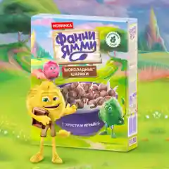 Шарики мультизлаковые Фанни Ямми, с какао, 200г