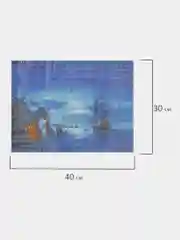 Алмазная мозаика Остров Сокровищ Ночь, 663856, без подрамника 30x40 см, картина стразами