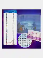 Алмазная мозаика Остров Сокровищ Ночь, 663856, без подрамника 30x40 см, картина стразами
