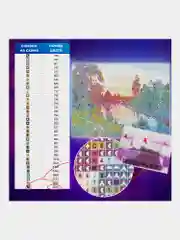 Алмазная мозаика Остров Сокровищ Тишина, 663858, без подрамника 30x40 см, картина стразами