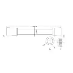 Шланг для душа Lemark LE8046P, ПВХ, 1,5 м