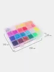 Аквамозаика Aqua Pixels 24 цвета 4200 бусин, с трафаретами, инструментами, Brauberg 664916