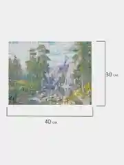 Алмазная мозаика Остров Сокровищ Водопад, 663857, без подрамника 30x40 см картина стразами
