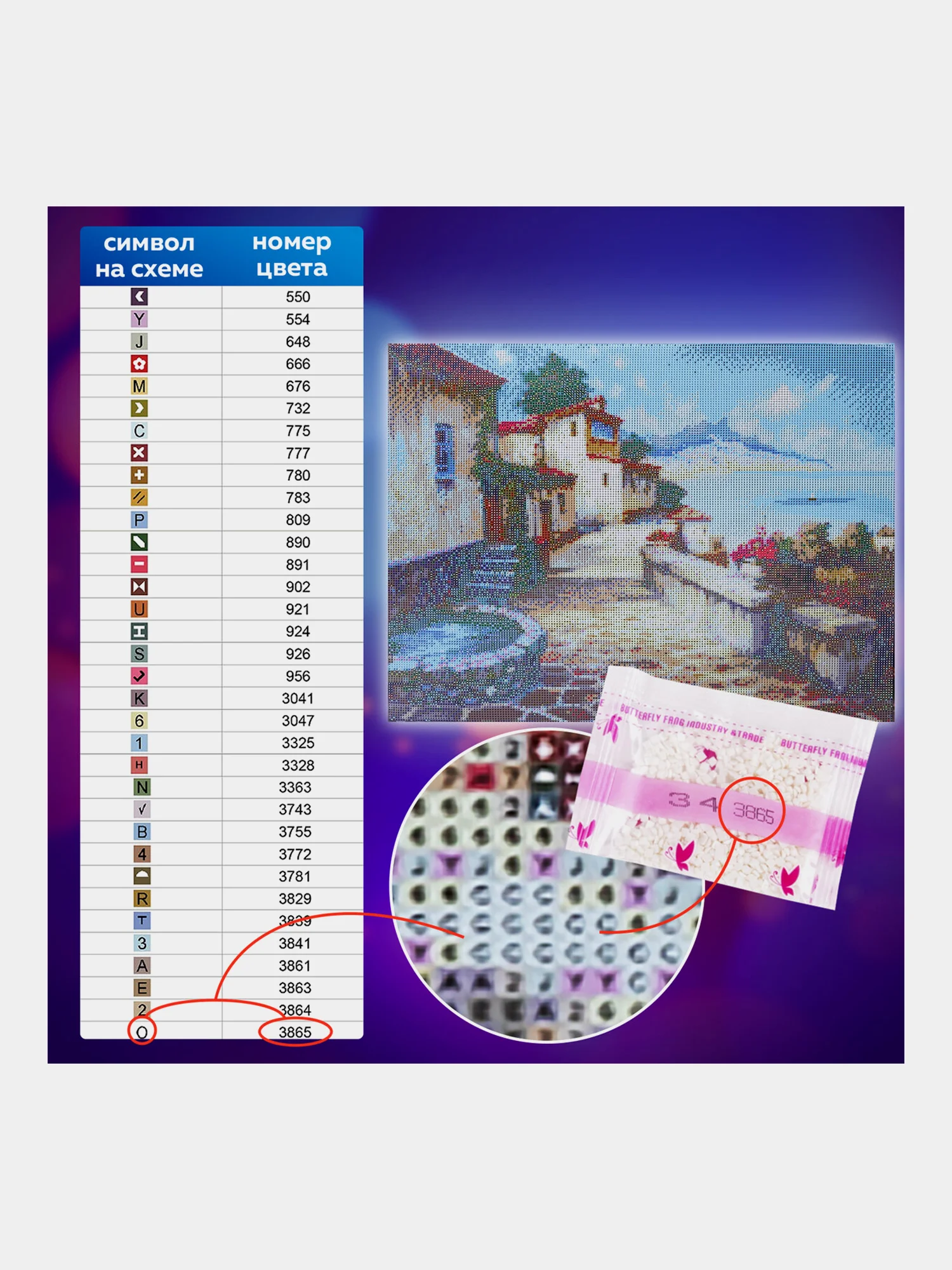 Алмазная мозаика Остров Сокровищ На Юге, 663875, без подрамника 40x50 см, картина стразами