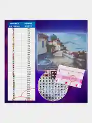 Алмазная мозаика Остров Сокровищ На Юге, 663875, без подрамника 40x50 см, картина стразами