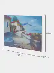 Алмазная мозаика Остров Сокровищ На Юге, 663875, без подрамника 40x50 см, картина стразами
