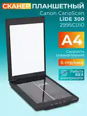 Сканер планшетный Canon CanoScan LiDE 300 2995C010 цветной А4 USB