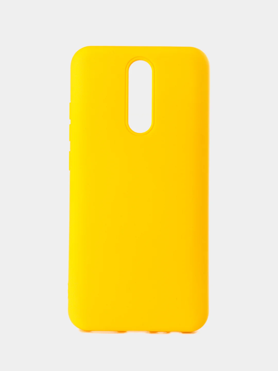 Желтый защитный силиконовый чехол Xiaomi Redmi 8