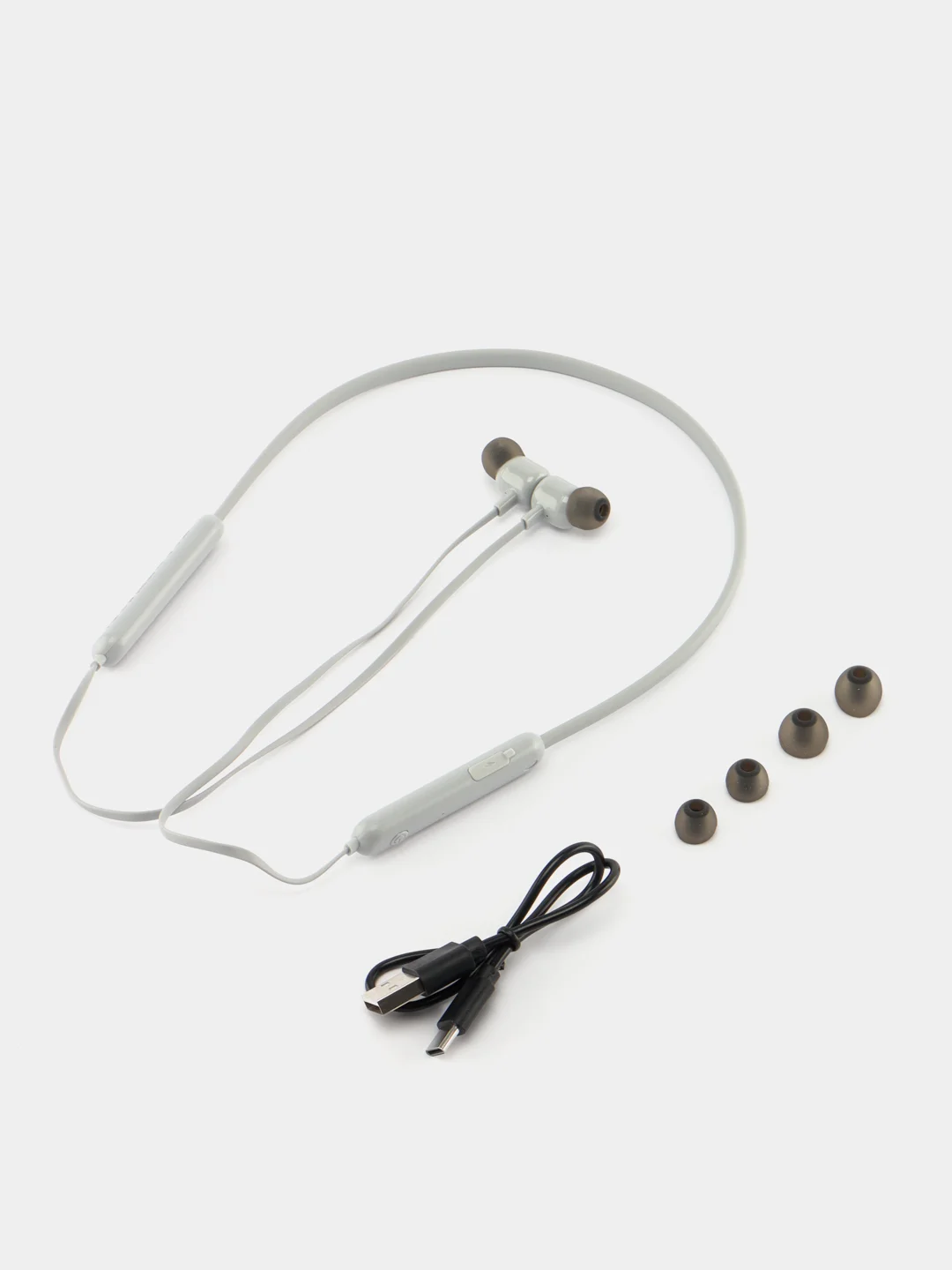 Серый наушники беспроводные BOROFONE BE58, внутриканальные, магнитные, Bluetooth V5.3, 15 часов