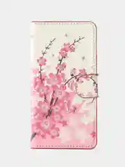 Чехол-книжка для LG NEXUS 5 защита телефона с визитницей / отделом для карточки Сакура