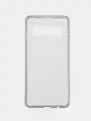 Ультратонкий силиконовый чехол затемненный с блесткамии для Samsung S10