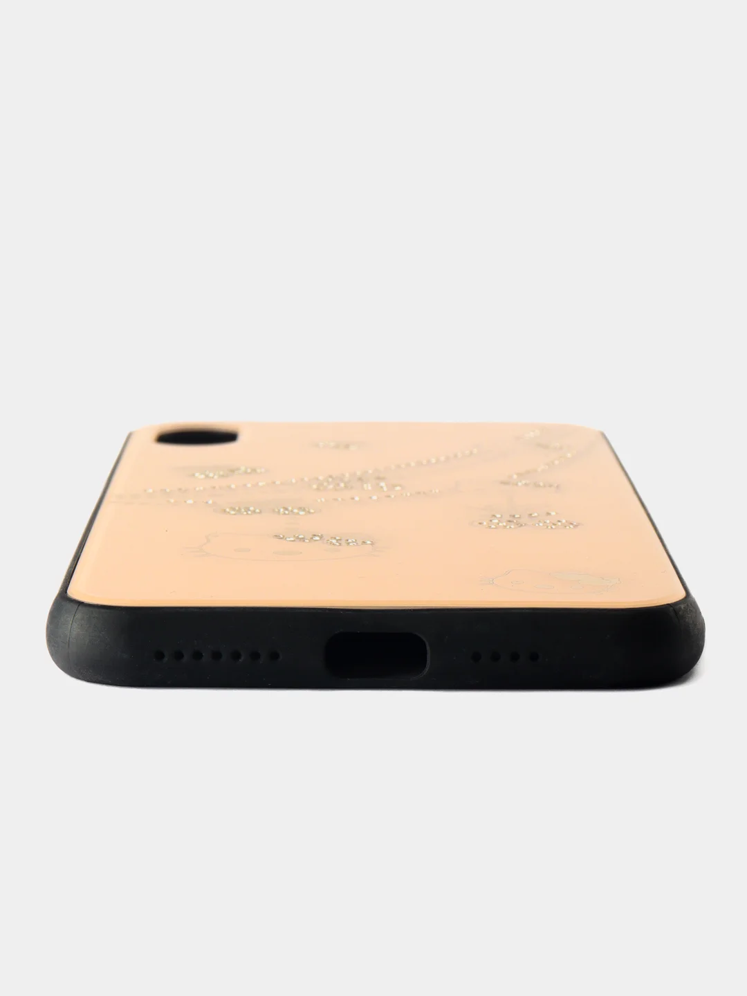 Чехол с принтом и стразами для iPhone XS Max