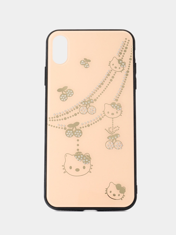 Чехол с принтом и стразами для iPhone XS Max