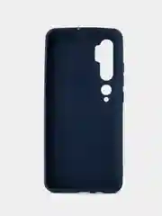 Темно-синий чехол силиконовый для Xiaomi Mi 10 Lite, Mi Note 10, Mi Note 10 Lite накладка бампер