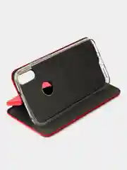 Алый чехол книжка с карточкой для Xiaomi redmi play