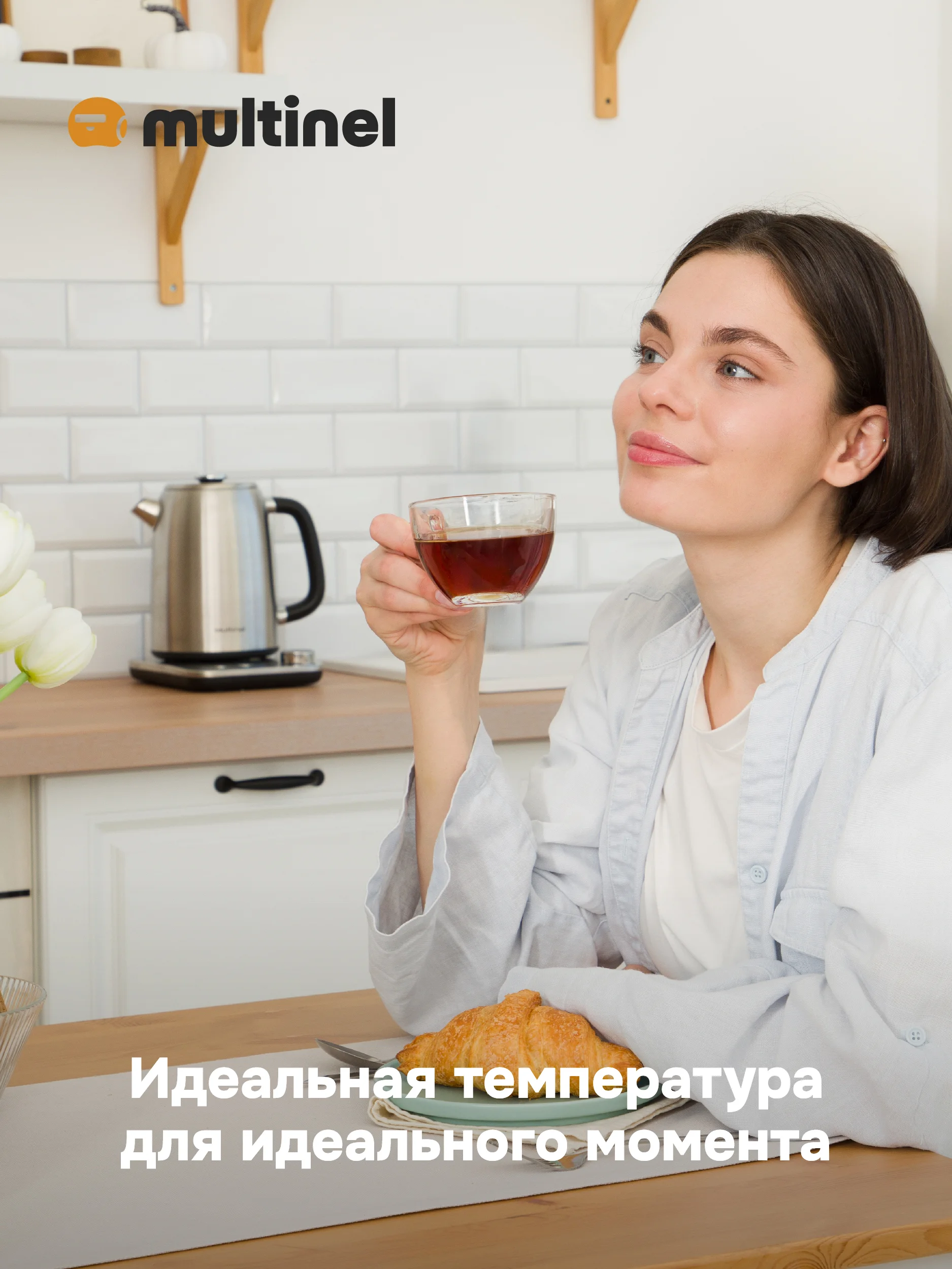 Чайник электрический Multinel Hot Pot Plus 1.7л металлический