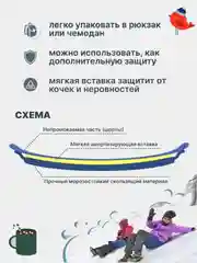 Синий санки-шорты