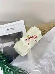 Золотой свеча "Новогодняя" из соевого воска