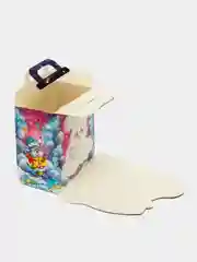 Фиолетовый коробка для новогоднего подарка, новогодняя подарочная коробка