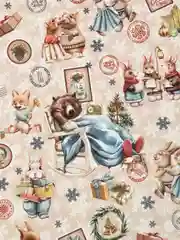 Золотистый хаки подарочная упаковочная новогодняя крафт-бумага, для подарка, 50 х 70 см, 15 видов