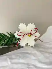Белый свеча "Новогодняя" из соевого воска