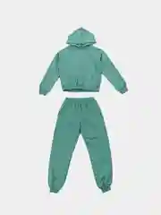 Мятный детский спортивный костюм, худи и джоггеры