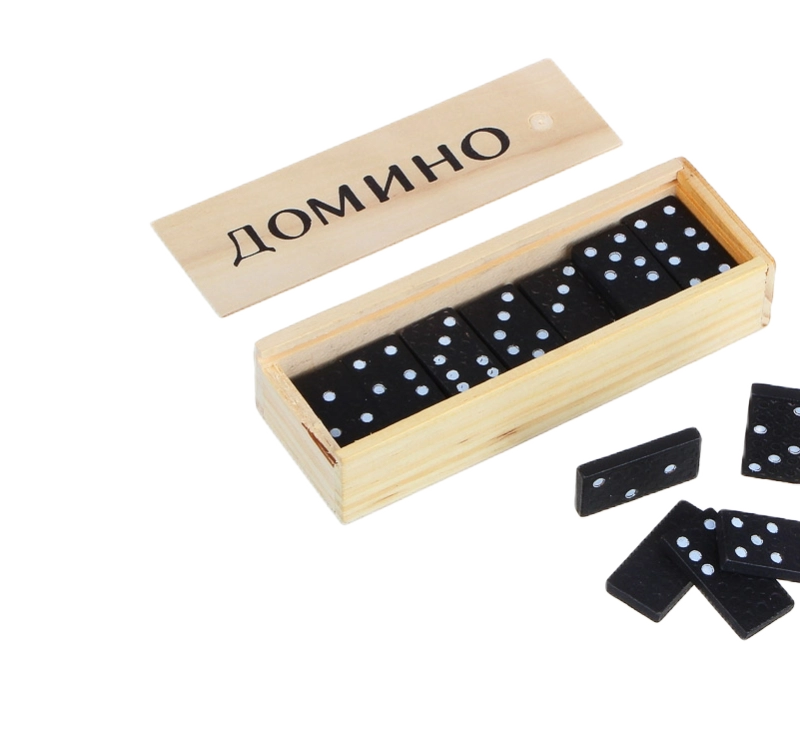 Домино " Советское", в деревянном футляре