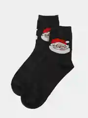 Серый носки мужские новогодние