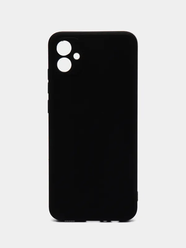 Черный чехол для Samsung Galaxy A04 4G / Самсунг Галакси А04 силиконовый