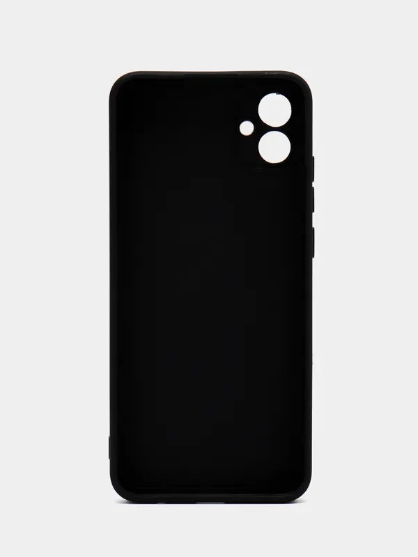 Черный чехол для Samsung Galaxy A04 4G / Самсунг Галакси А04 силиконовый