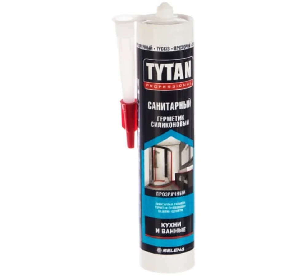 TYTAN Professional Герметик Силиконовый Санитарный бесцветный, 280 мл