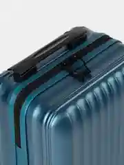 Синий чемодан на колесах, чемодан ручная кладь, чемодан xs, чемодан 40*30*20