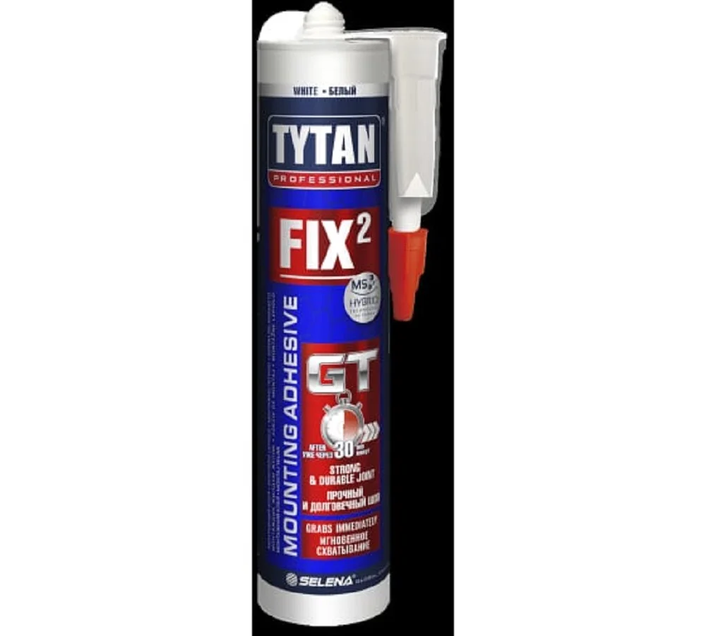 TYTAN Professional Монтажный клей Fix GT, 290 мл, белый